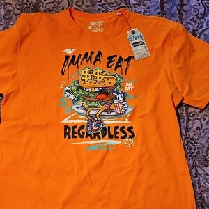 Orange Graphic T-Shirt